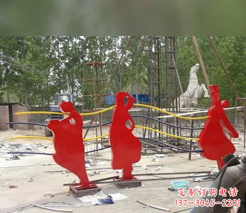 上海音符剪纸雕塑不锈钢