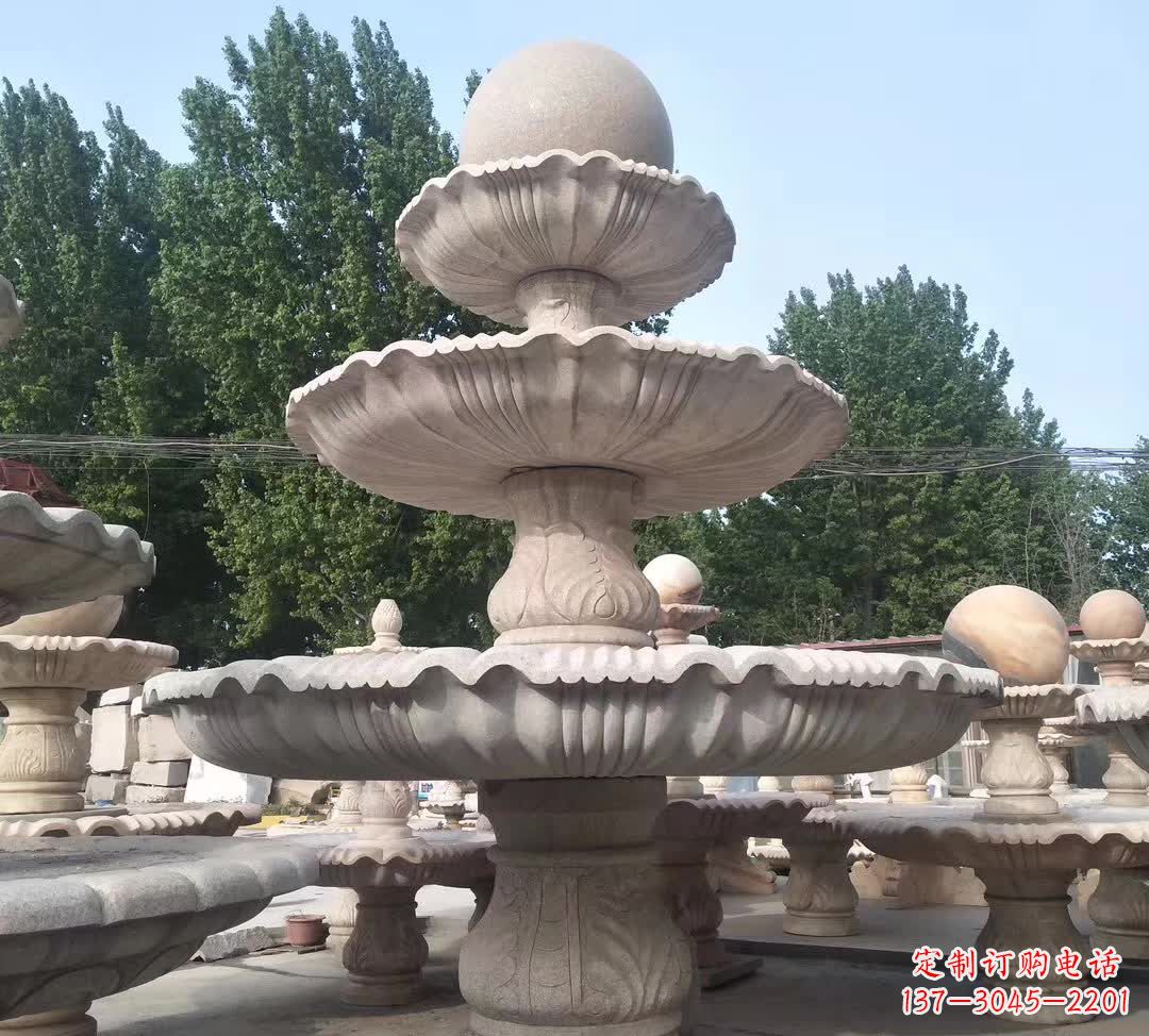 上海音乐风水球石雕