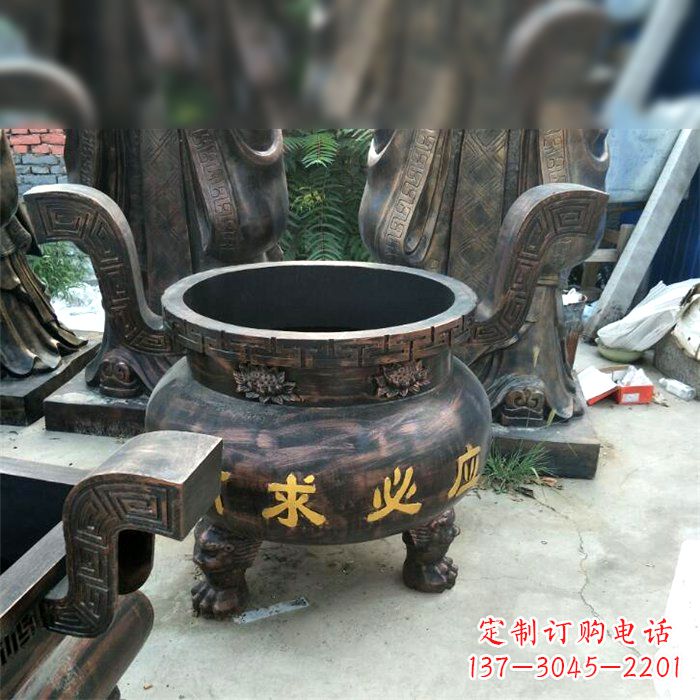 上海有求必应祈福铜雕香炉
