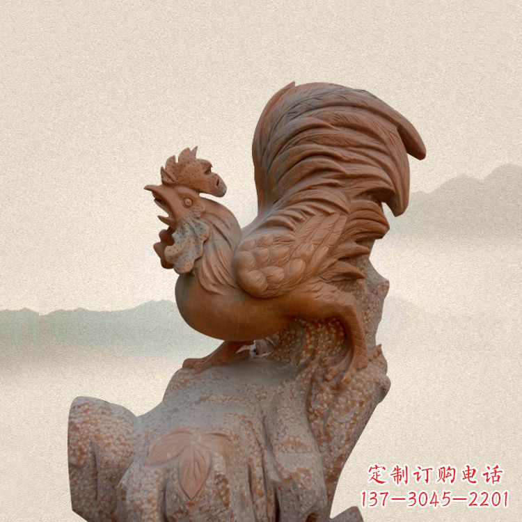 上海酉鸡景观石雕