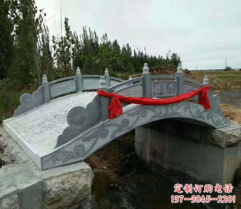 上海园林仿古石拱桥景观雕塑