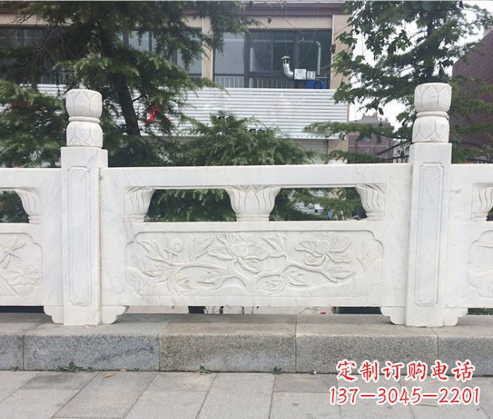 上海园林景观大理石浮雕栏板 (2)