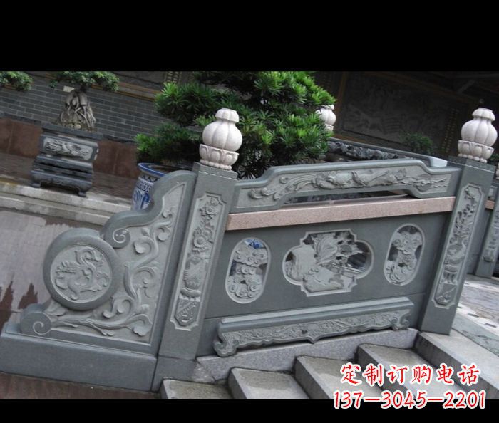 上海园林景观大理石栏板雕塑 (6)