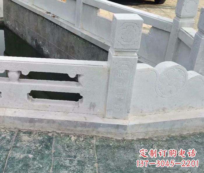 上海园林景观大理石栏板雕塑 (7)