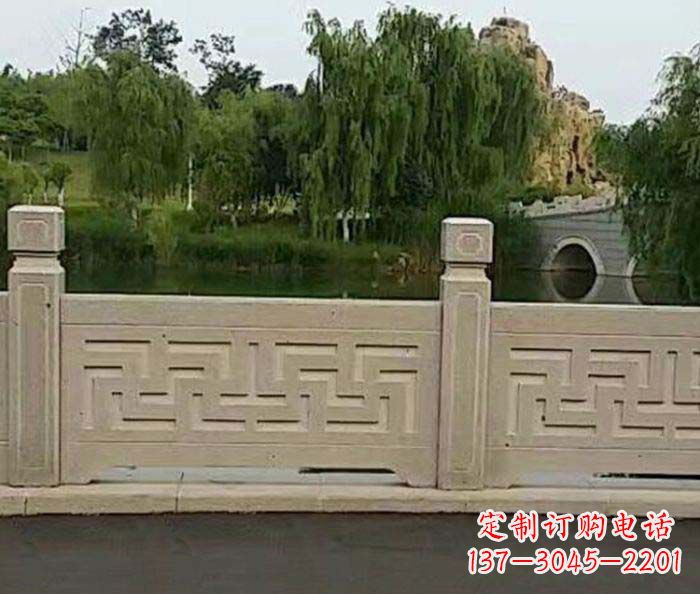 上海园林景观大理石栏板石雕 (4)