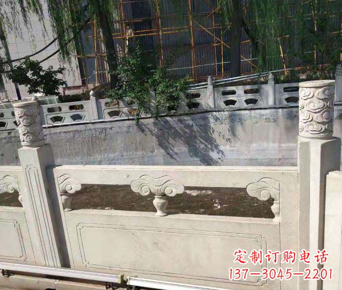 上海园林景观大理石栏板石雕 (6)