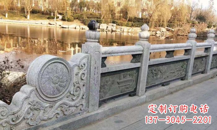 上海园林景观大理石栏板石雕 (10)