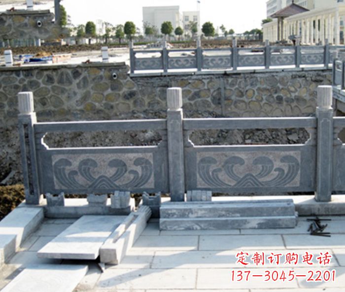 上海园林景观大理石栏板石雕 (11)