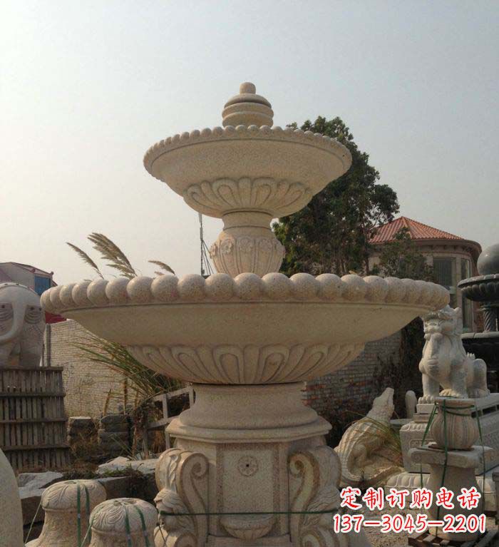 上海园林景观大型喷泉石雕