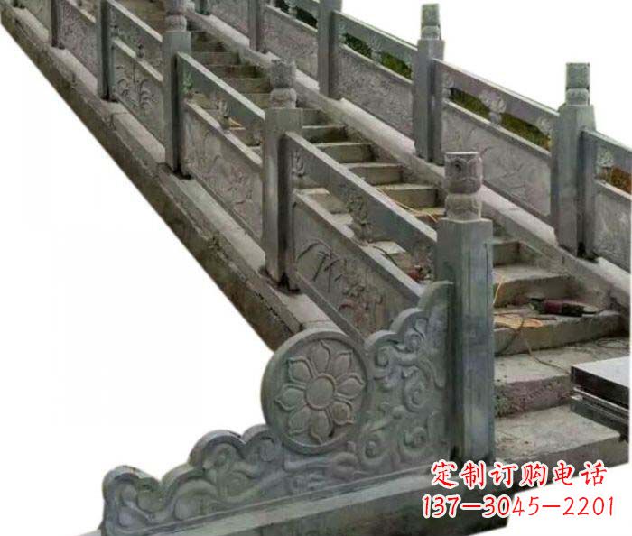 上海园林景观仿古石雕栏板 (4)