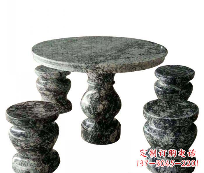上海园林景观圆形石桌凳