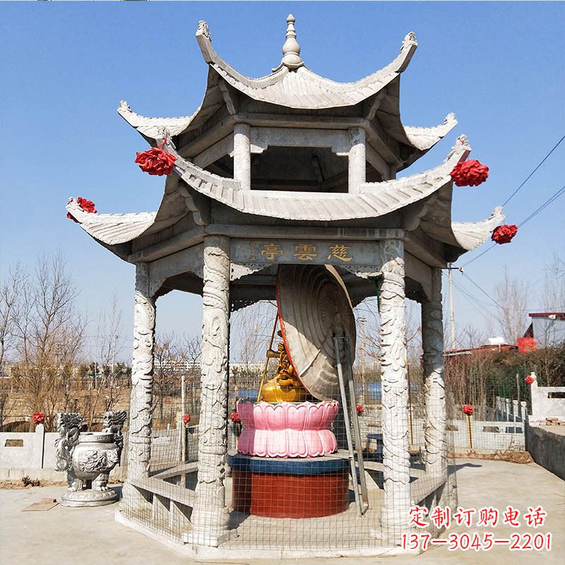 上海园林亭子双层凉亭