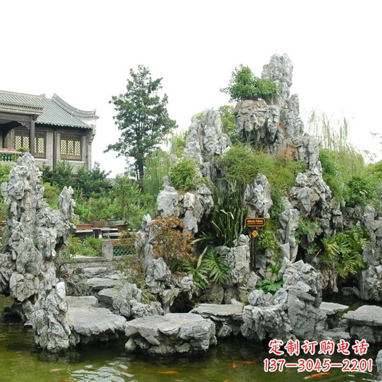 上海园林庭院奇石假山