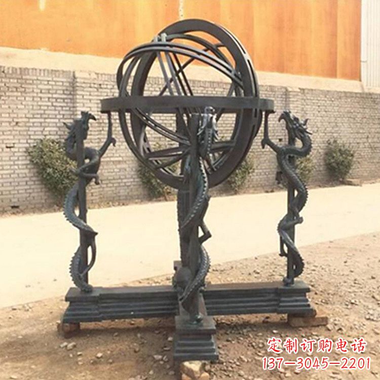 上海张衡天体仪浑天仪雕塑摆件