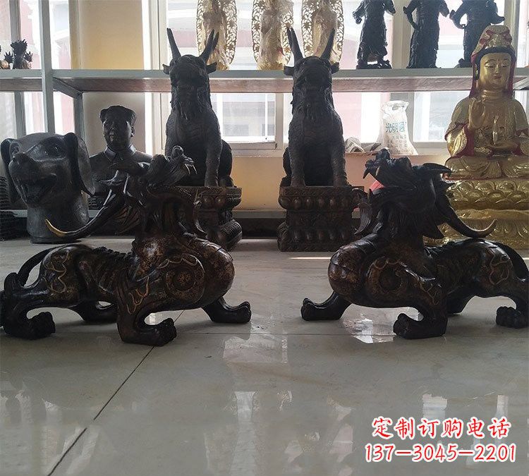 上海招财辟邪貔貅铜雕