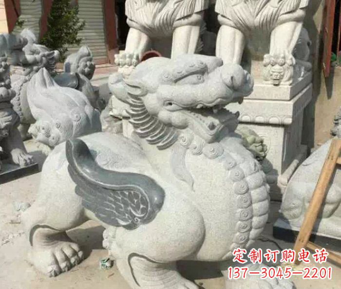 上海招财神兽仿古貔貅石雕