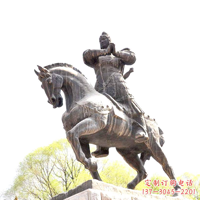 上海中国历史名人民族英雄霍去病铜雕塑