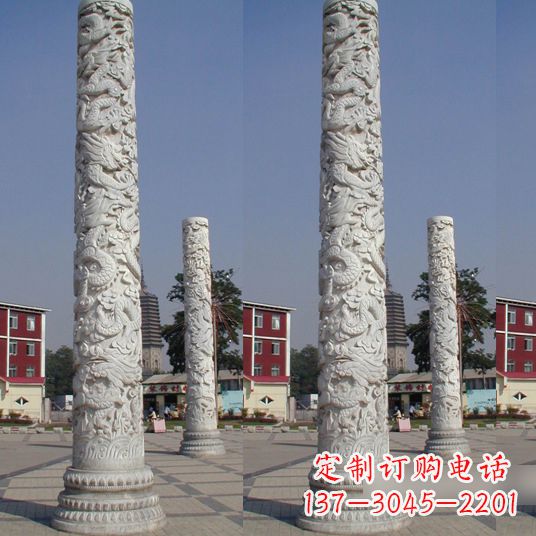 上海中国龙柱雕塑