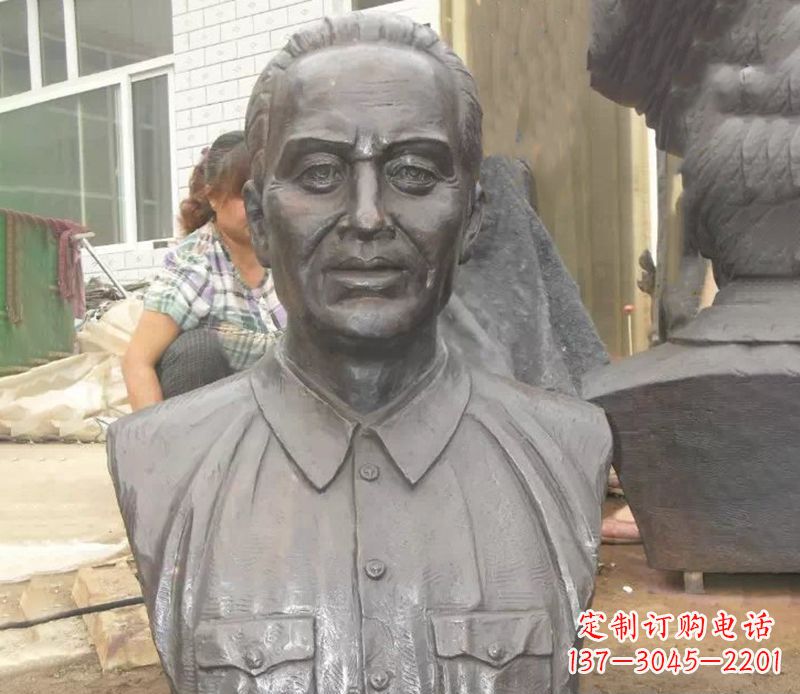 上海中国名人人物胸像铜雕