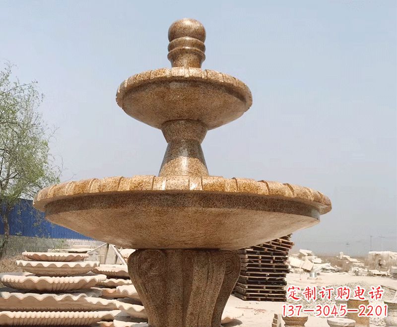 上海中式石雕喷泉