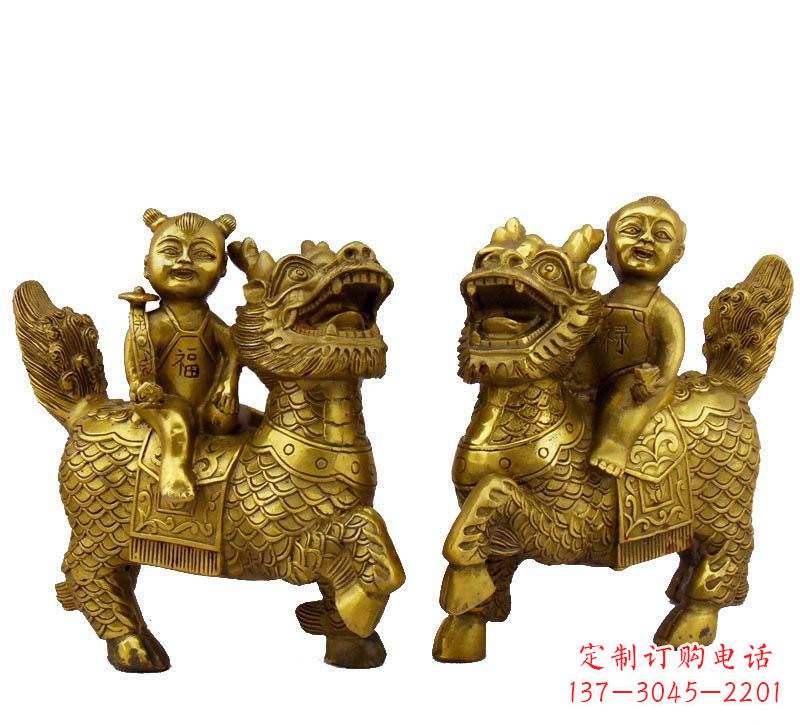 上海铸铜福禄麒麟
