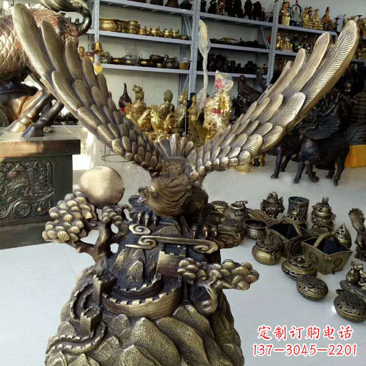 上海铸铜老鹰雕塑