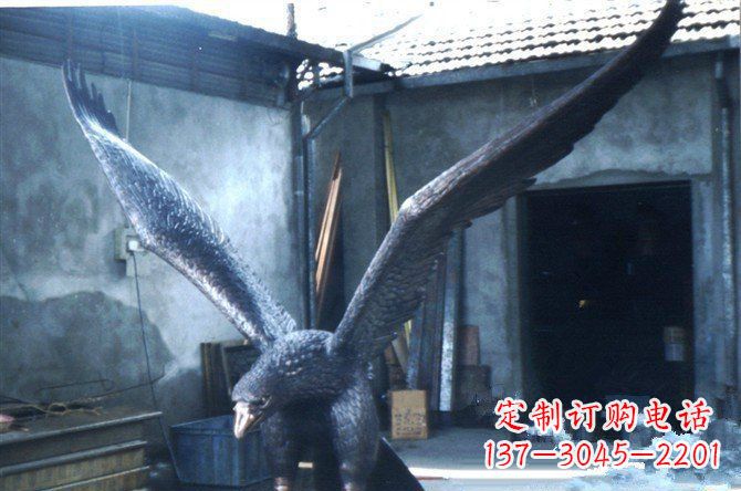 上海铸铜老鹰企业动物铜雕