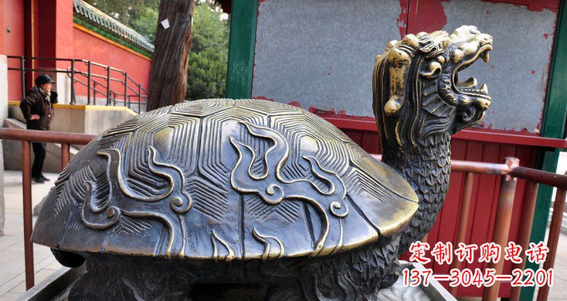 上海铸铜龙龟神兽铜雕