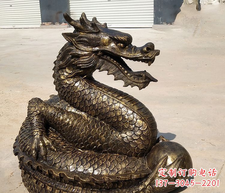上海铸铜神龙雕塑