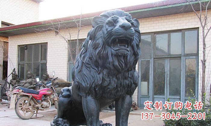 上海铸铜狮子铜雕