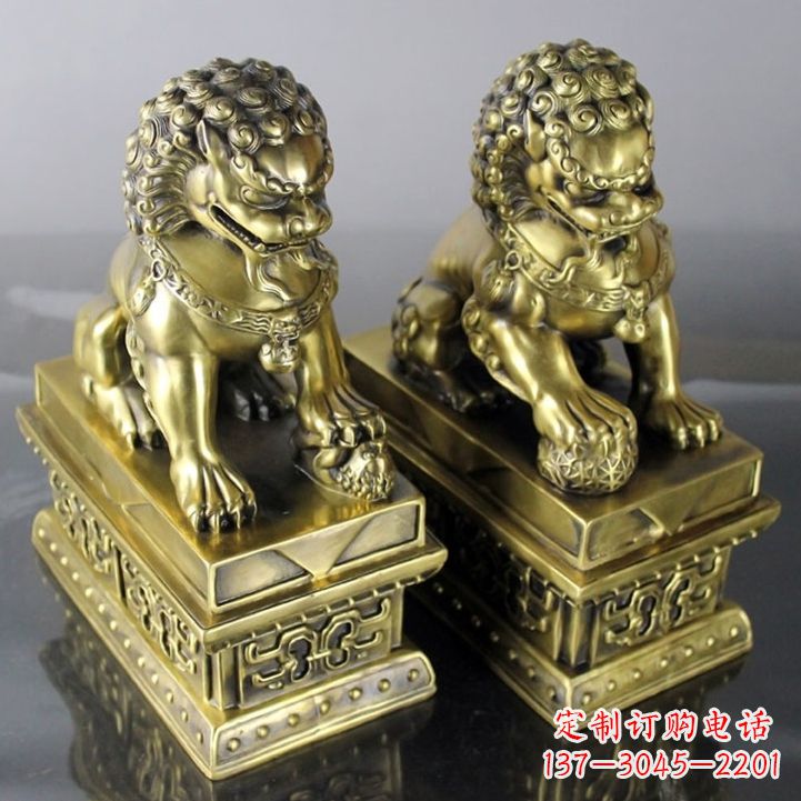 上海铸铜天安门狮子雕塑