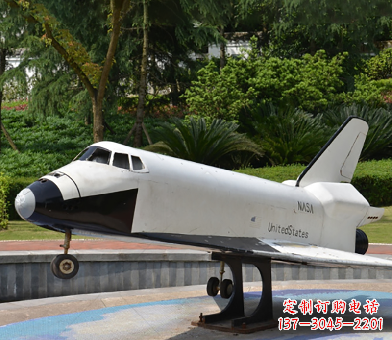 上海不锈钢飞机雕塑造型