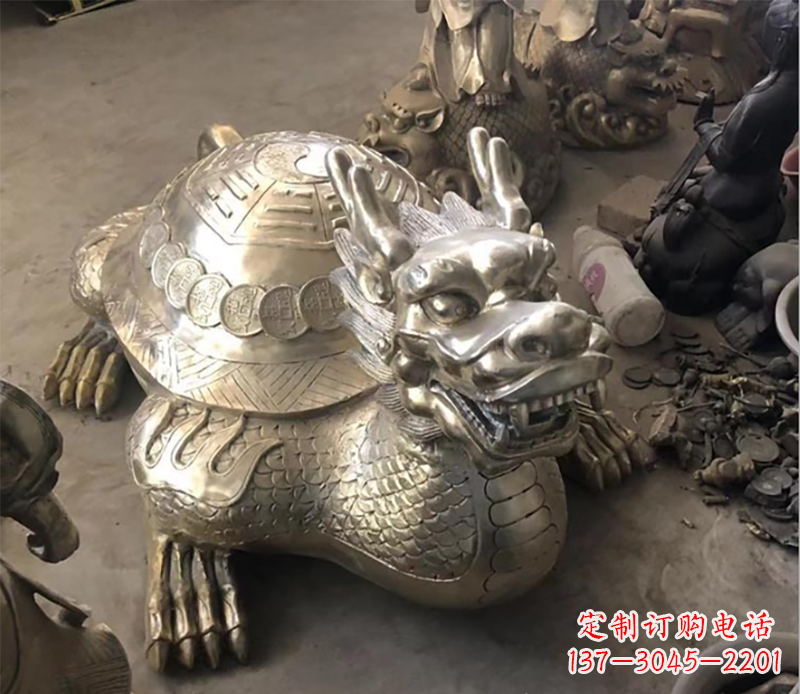 上海龙龟铜雕塑