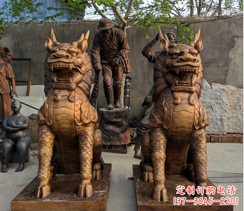 上海麒麟铜雕