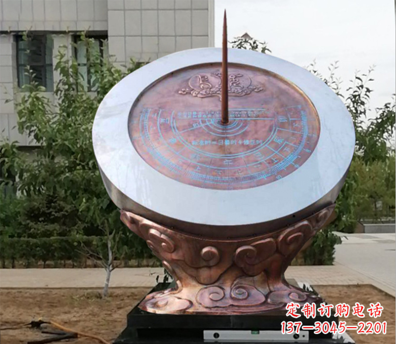 上海日晷雕塑不锈钢